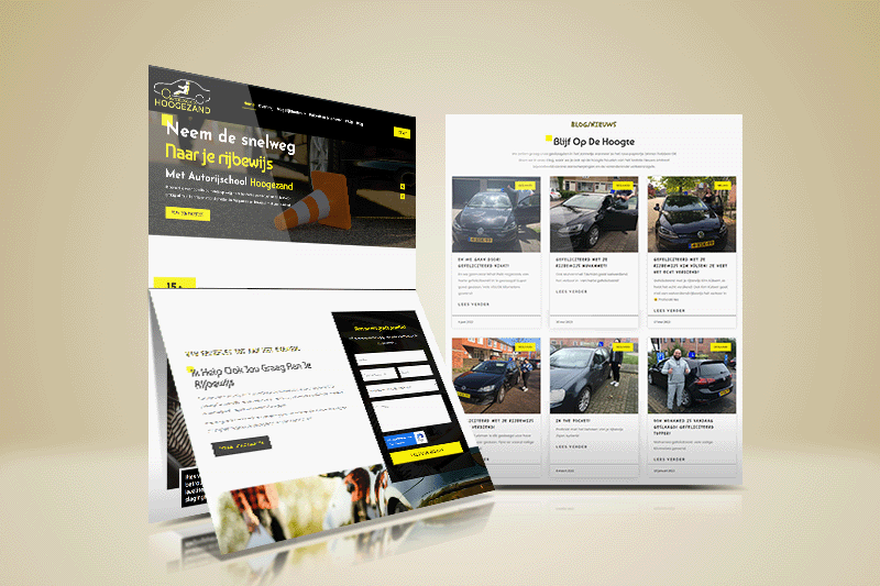 Wesite voor Autorijschool hoogezand
